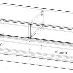 Схема сборки Тумба с 1-м ящиком Торнадо BMS