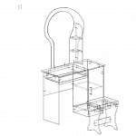 Схема сборки Туалетный столик Светлана 34 BMS