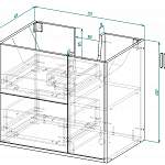 Схема сборки Тумба в ванную Атлант 11 BMS