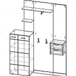 Схема сборки Прихожая Белая Роза 6 BMS