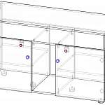 Схема сборки Тумба приставная Пиксель 4 BMS