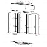 Схема сборки Шкаф-купе СП-4508 BMS