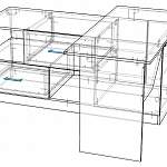 Схема сборки Письменный угловой стол Стокгольм 03 BMS