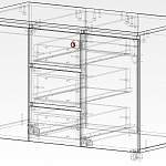 Схема сборки Тумба для оргтехники Марк BMS