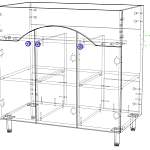 Схема сборки Тумба для ванной комнаты Нео 6.1 BMS