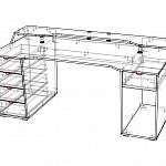Схема сборки Геймерский стол Шторм 9 BMS