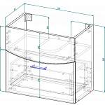 Схема сборки Тумба в ванную комнату Стелл 12 BMS